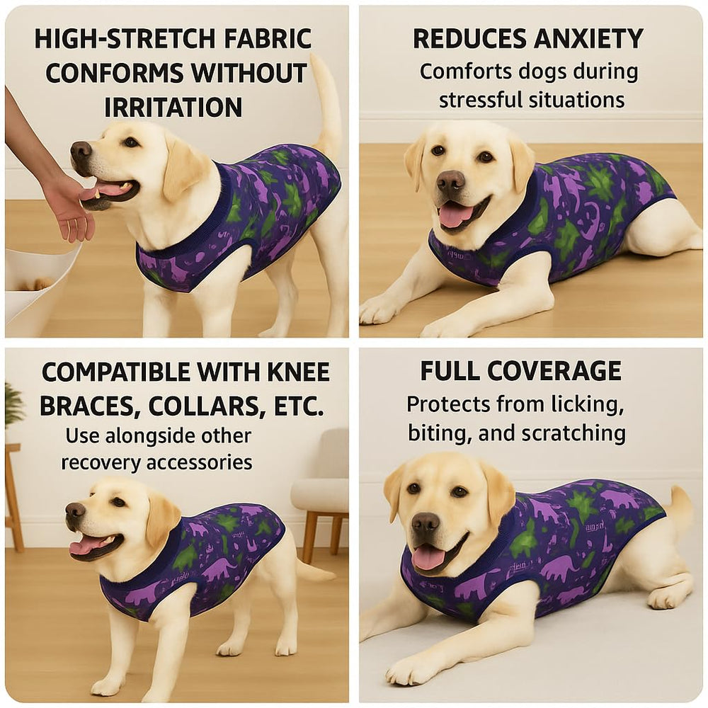 PetWarm dog surgery suit size L ideal for medium to large dogs
