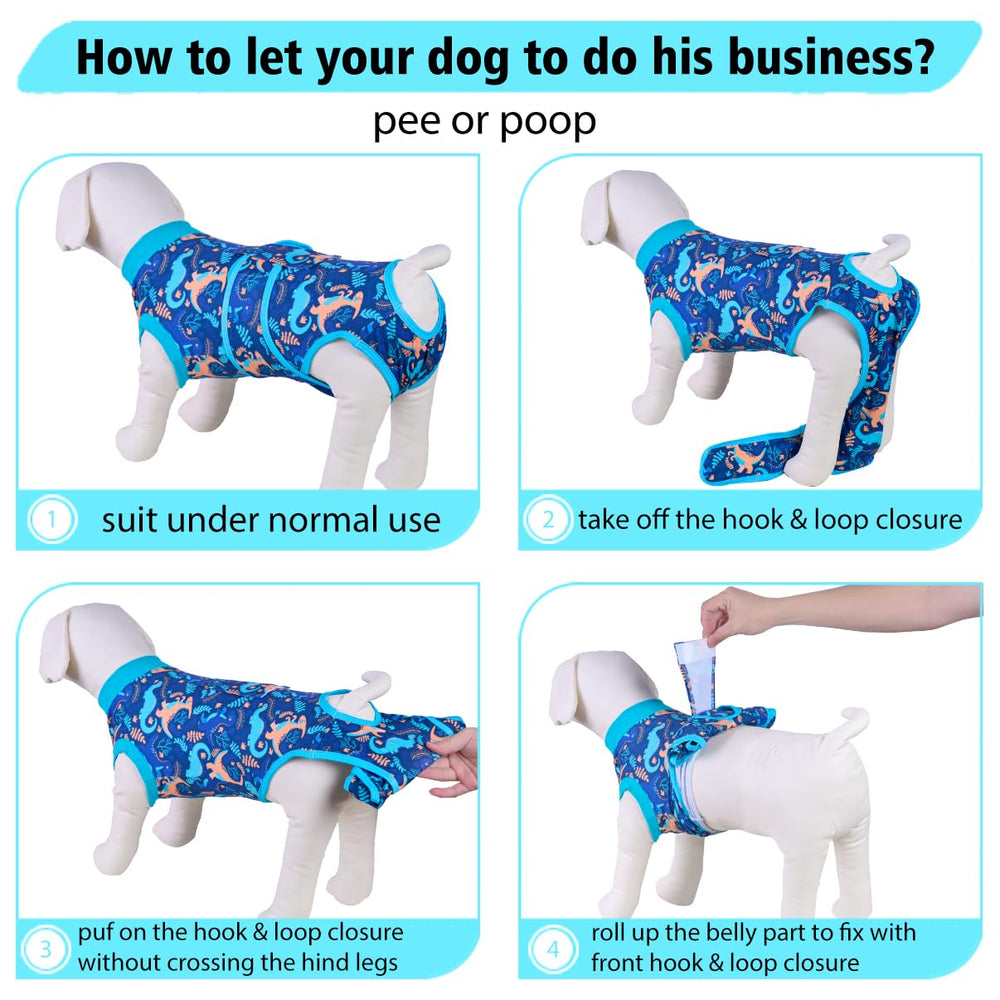 PetWarm multifunctional recovery suit doubles as a weaning shirt for nursing puppies