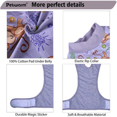PetWarm recovery suit as an E-collar alternative keeps pets mobile and comfortable.