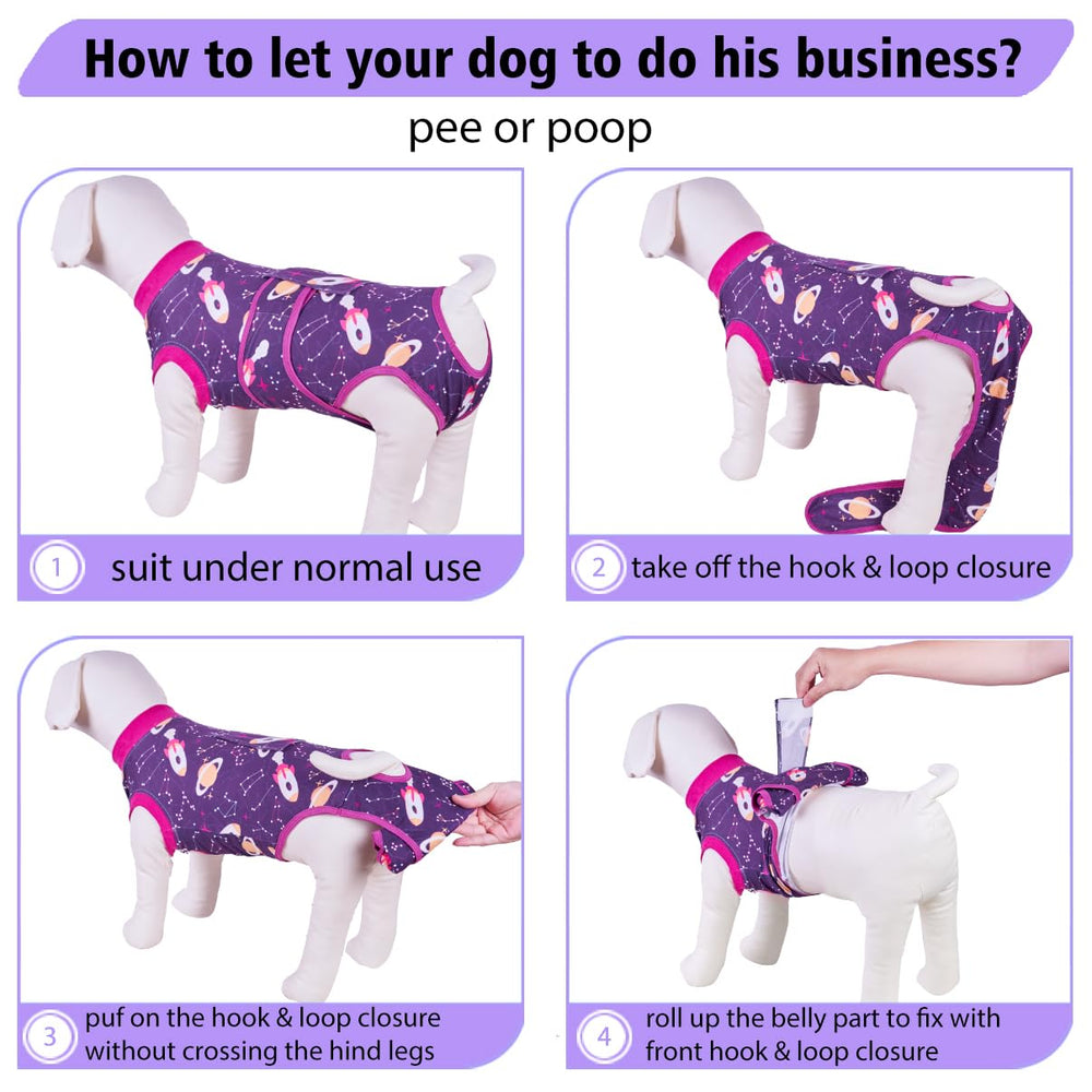 PetWarm recovery suit used as weaning suit for mother dogs and puppies