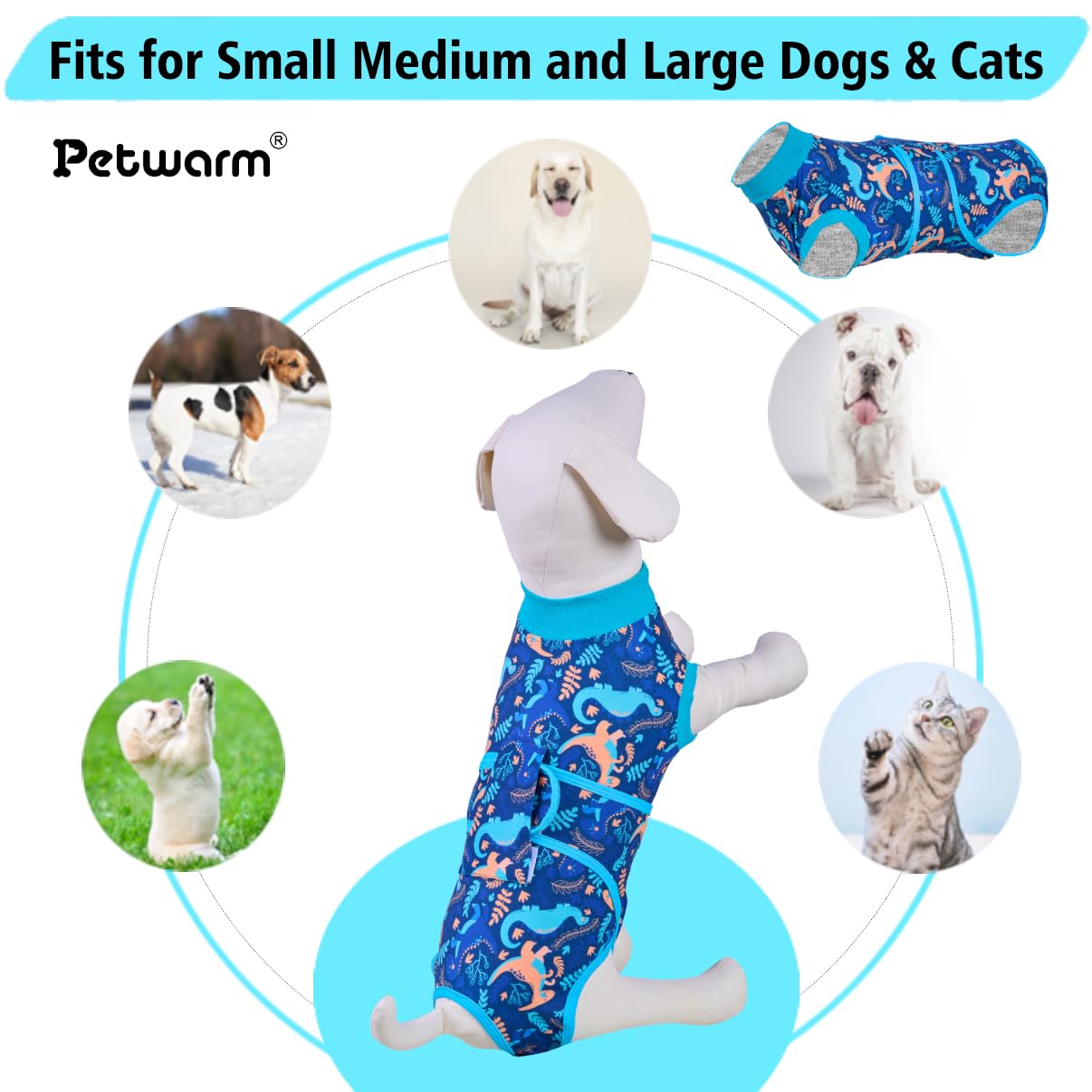 PetWarm soft breathable fabrics keep pets cool and comfy during activity and rest