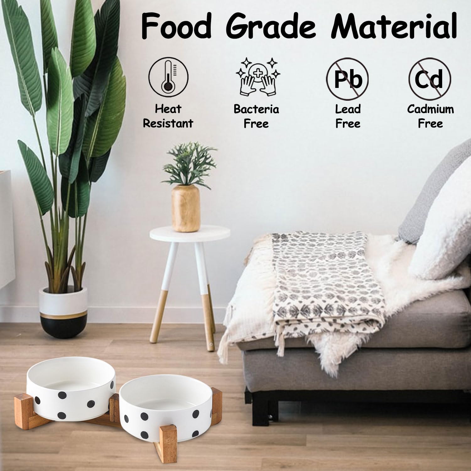 Petygooing dishwasher-safe bowls for easy cleaning after meals.