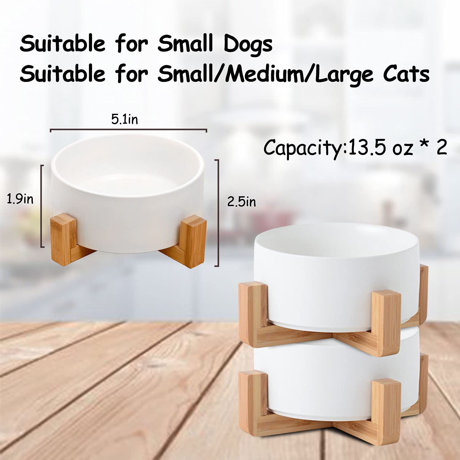 Petygooing small dog bowls suited for tiny breeds