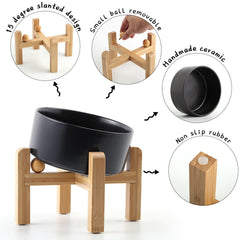 Petygooing tilted 15-degree design for easier access by dogs and cats.