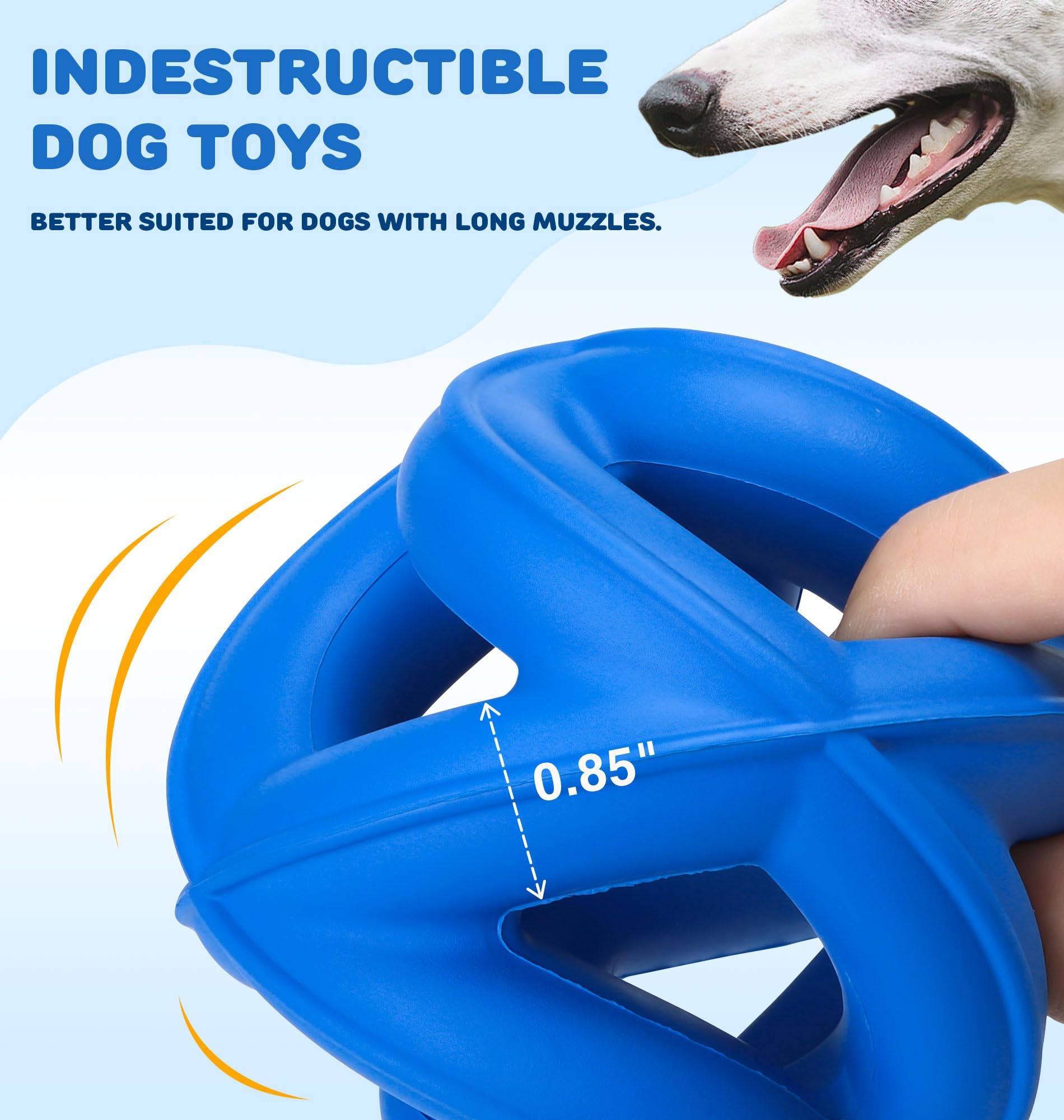 PetZee Indestructible Toy suits small to large breeds for varied chew play.