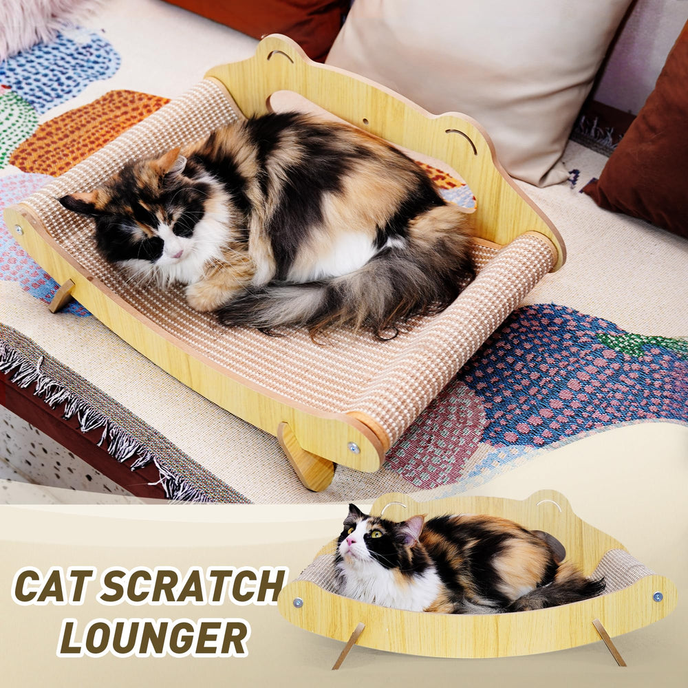 PetZen Garden extra large scratcher bed lounge ideal for indoor cats to lounge and scratch.