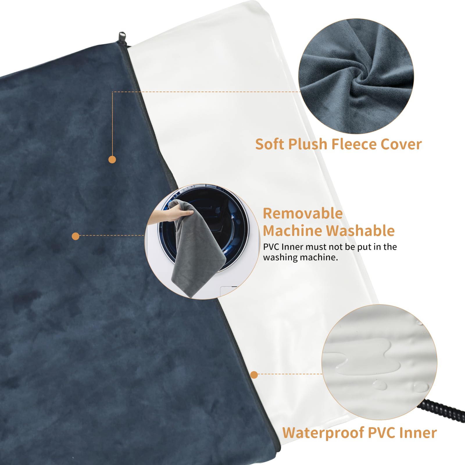 PETZOOKA seven-layer safety design for durable, reliable pet warmth