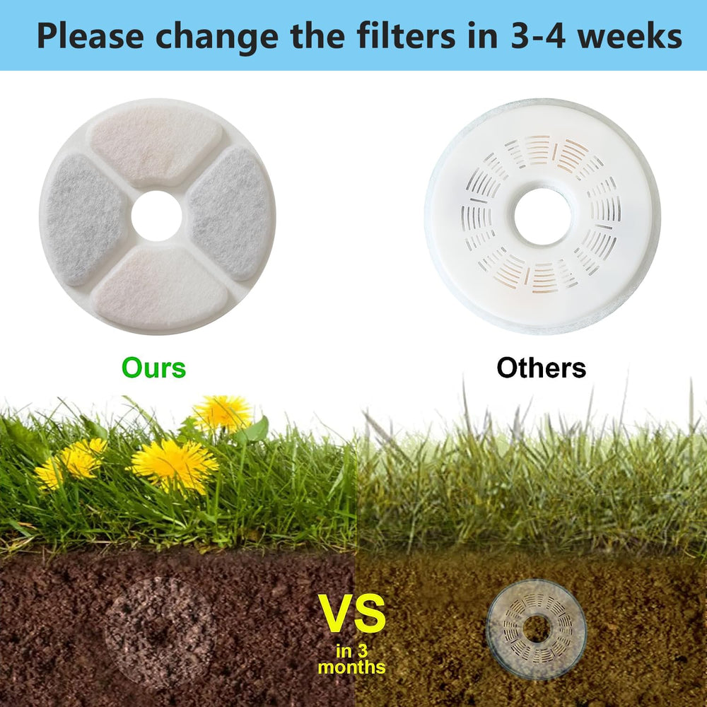 PewinGo soak-before-use visual guidance for optimal filtration performance.