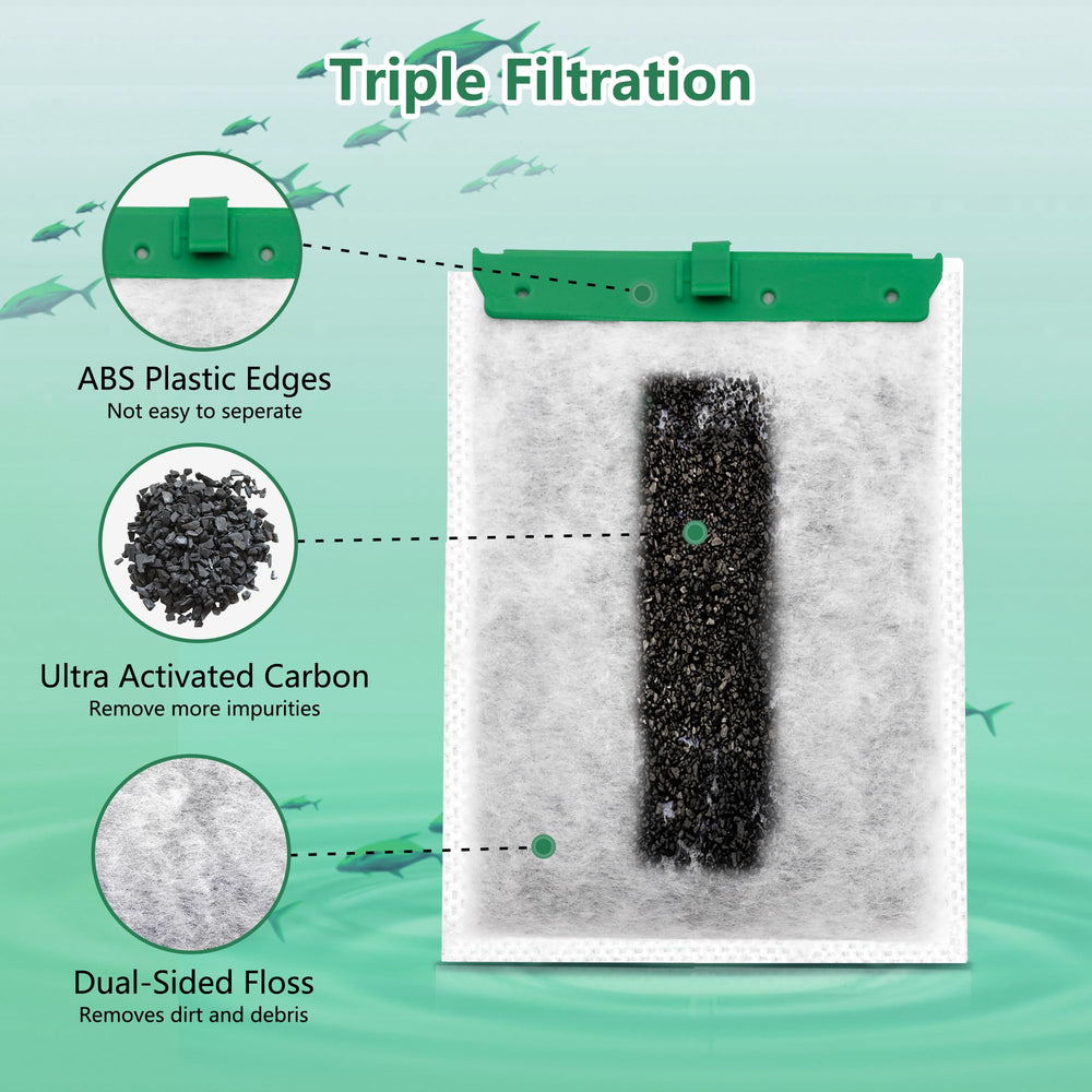 Pewyoke activated-carbon cartridge with fine mesh aids odor control.