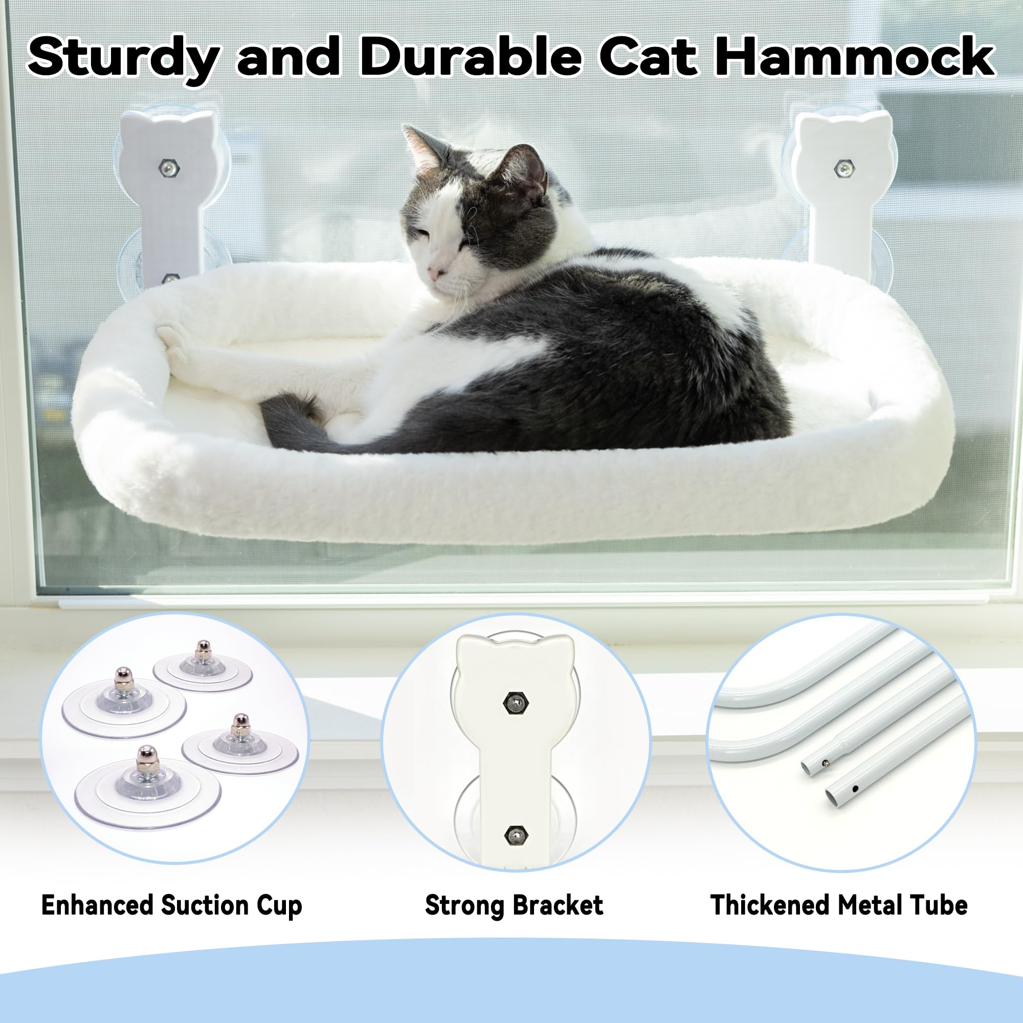 Peyela gift idea cat window perch presents practical gift for cat lovers.
