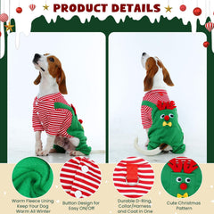 Pezluxe 4-leg design dog costume for full-body warmth
