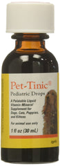 Pfizer PetTinic bottle with dropper for easy dosing with puppies and kittens.