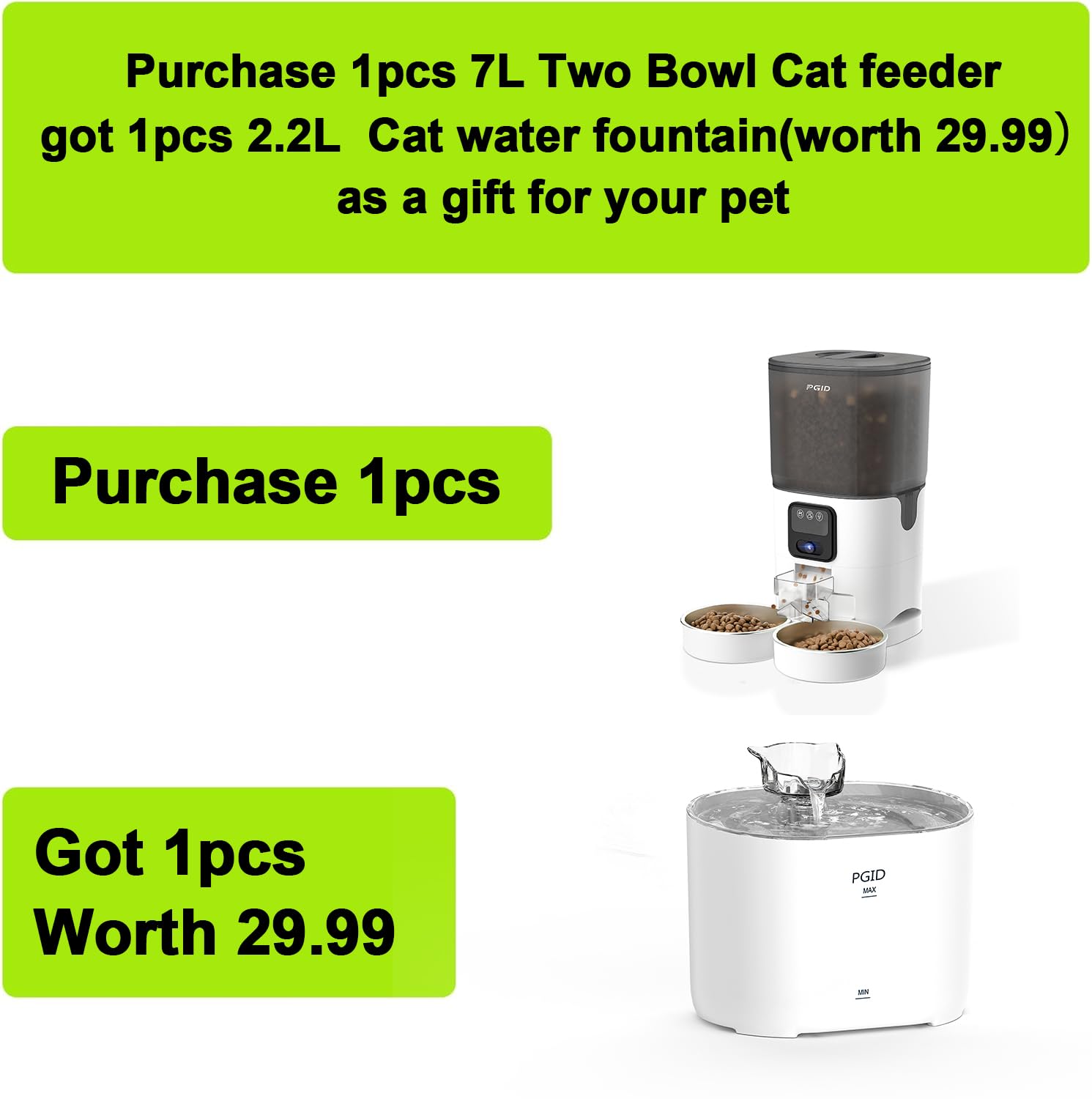 PGID 7L desiccant freshness system helps keep dry food crunchy.