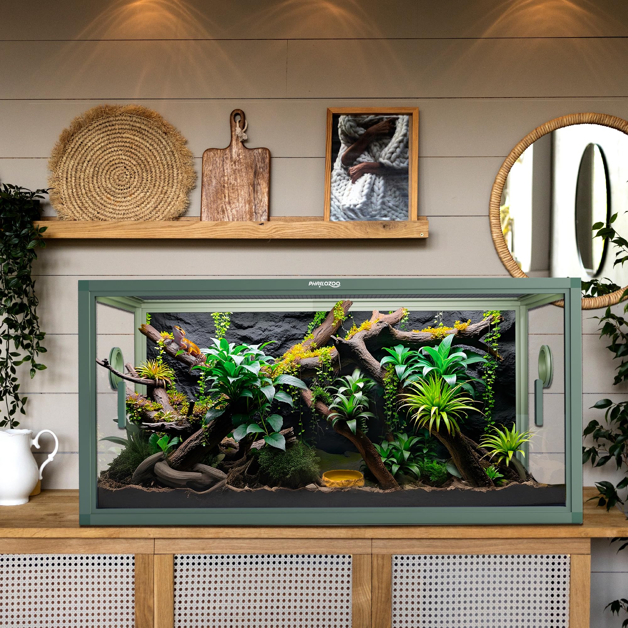 Phailozoo 50gallon tank bioactive-enclosure-ready design supports diverse setups.