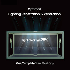 Phailozoo 50gallon tank tempered glass doors resist scratches with clear visibility.