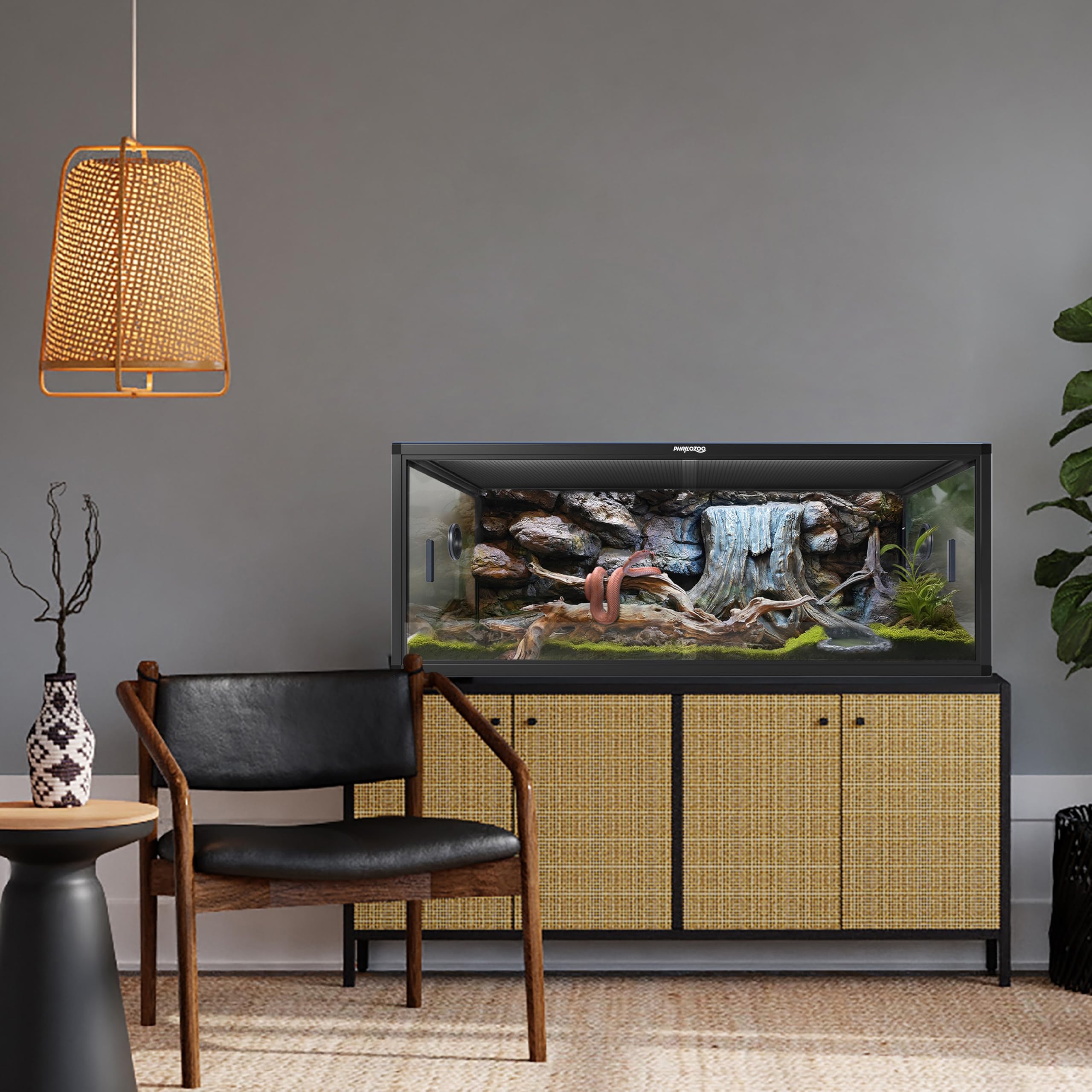 Phailozoo 85-gallon stackable-design for scalable reptile setups