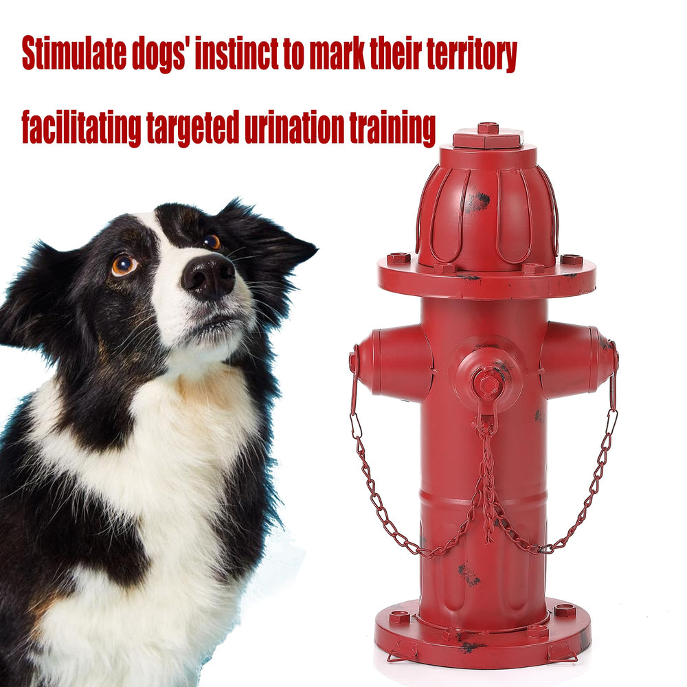Phaxth four fasteners secure the hydrant to ground for outdoor play.