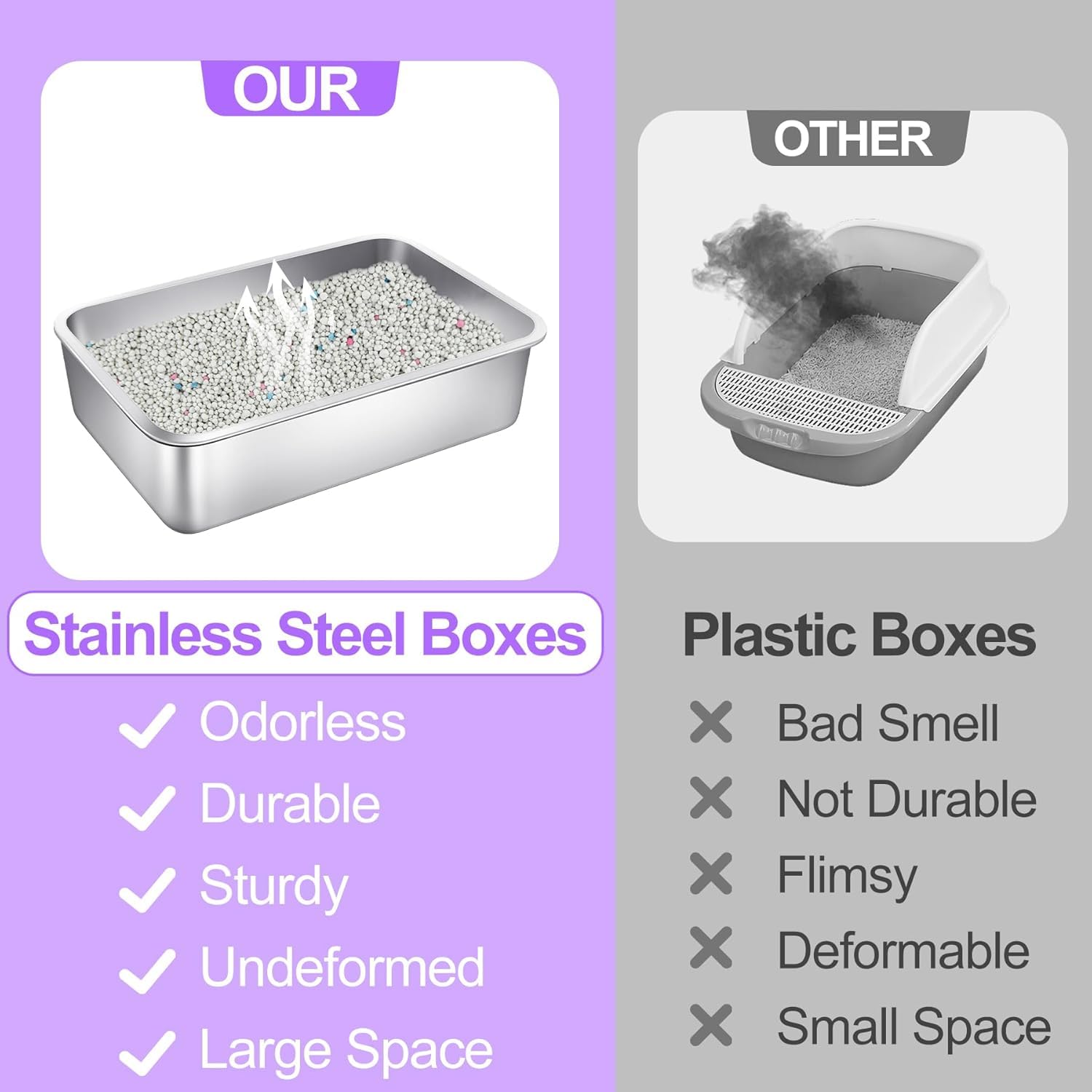 phepetroll wide entrance facilitates easy entry and reduces mess
