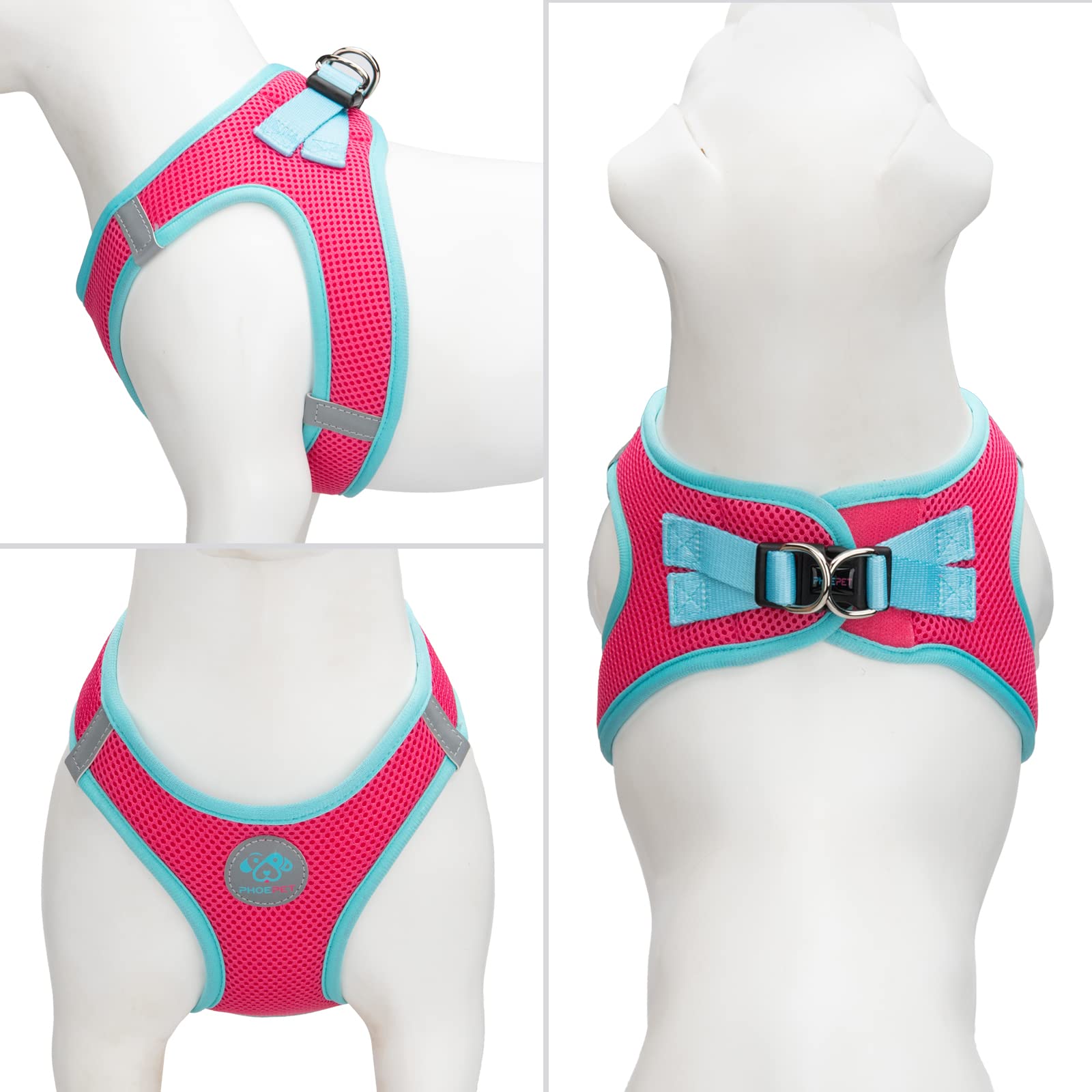 PHOEPET arnés ajustable, ligero, ideal para perros y gatos