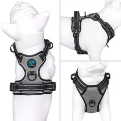 PHOEPET No Pull Harness back padding provides comfortable all-day wear.