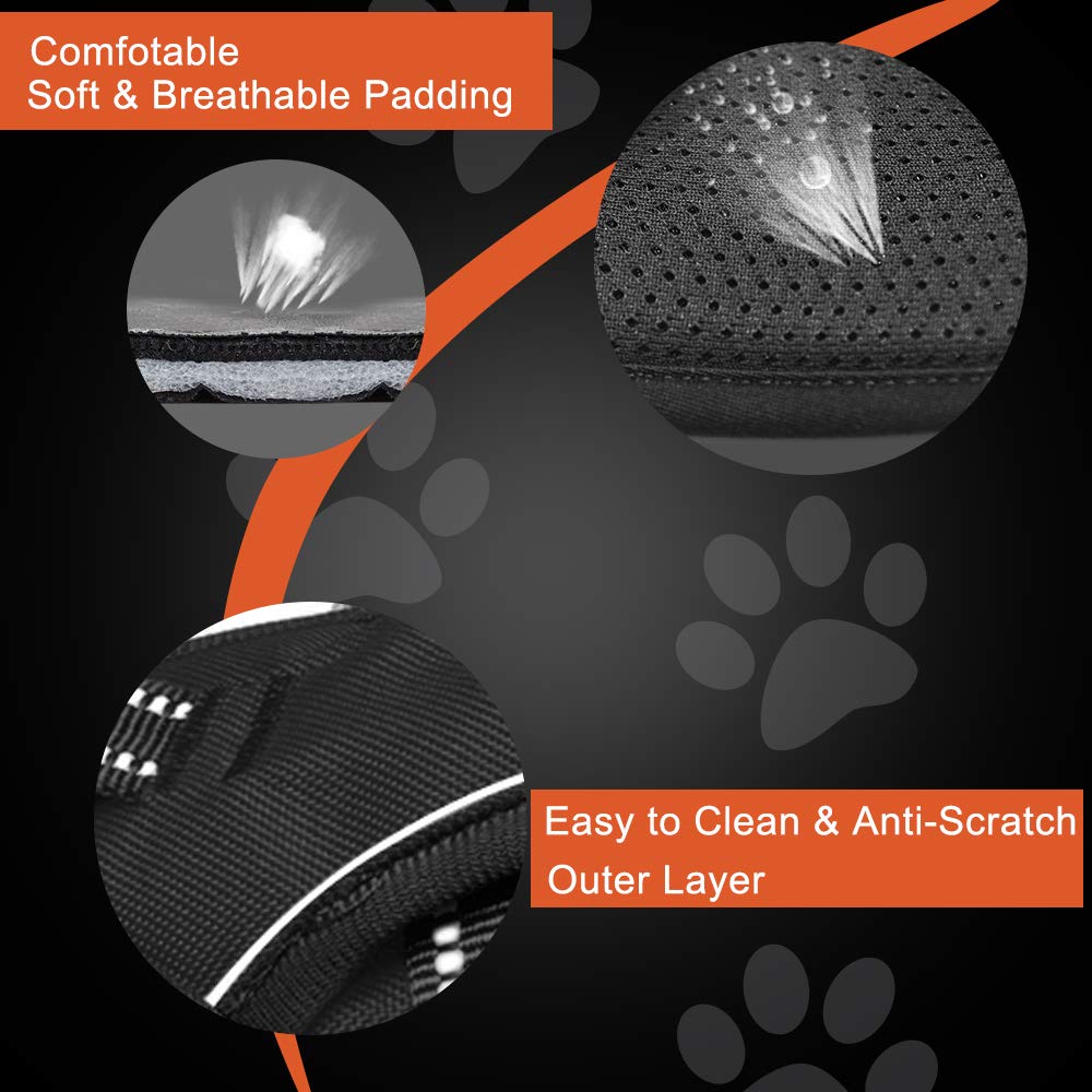 PHOEPET No Pull Harness easy-on-off design makes dressing quick and comfy.