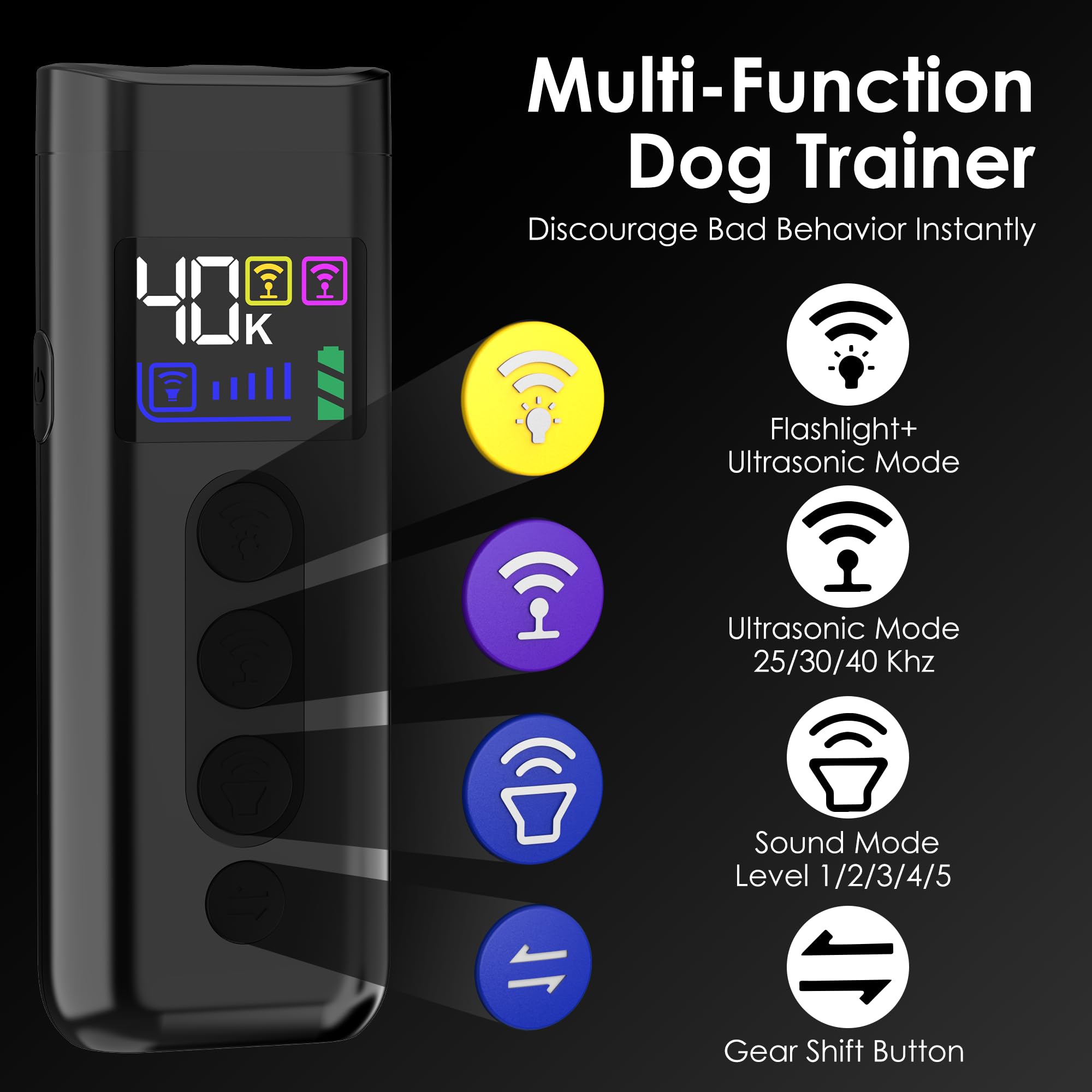 Phzibor 65-feet range enables outdoor training without shouting.