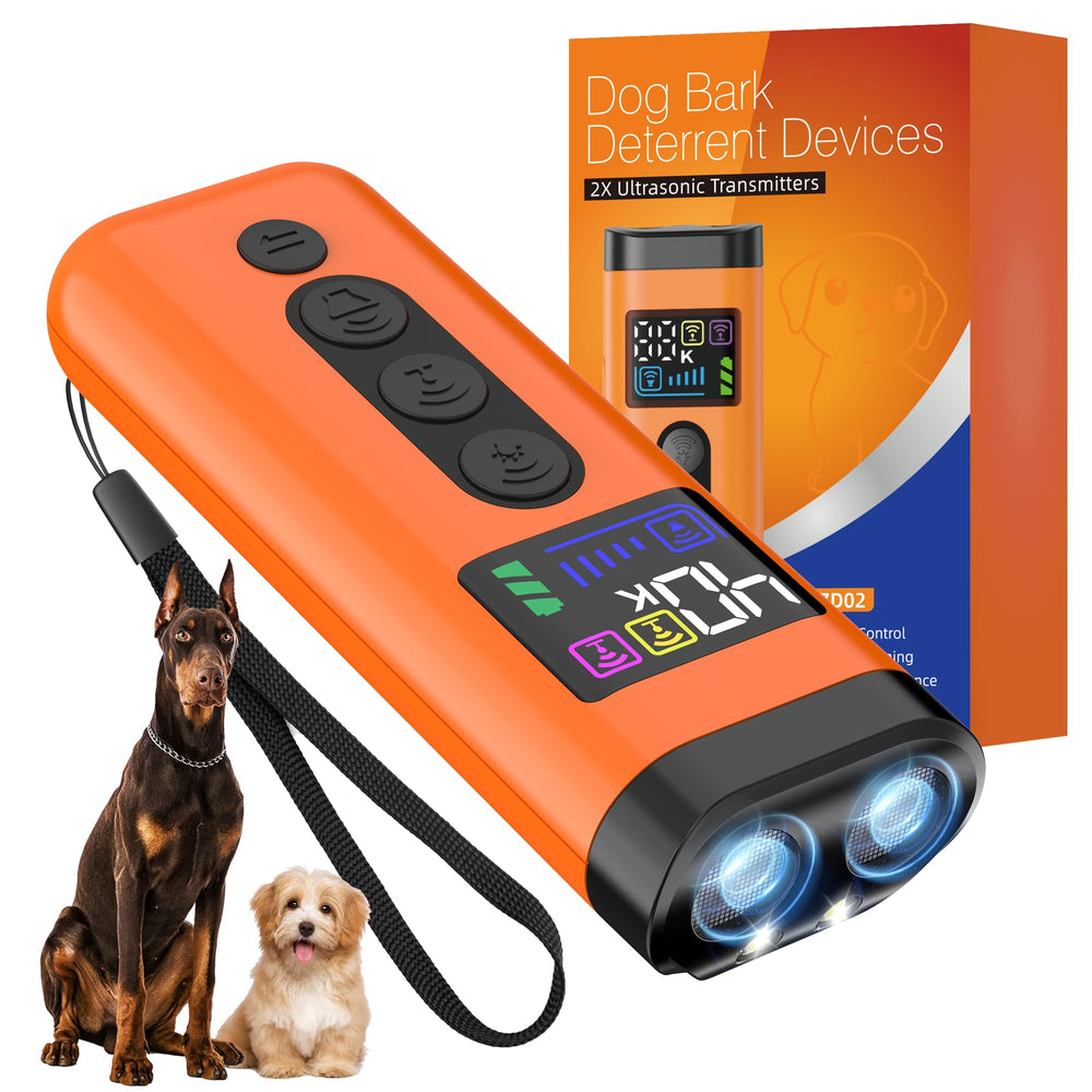 Phzibor dog bark deterrent device angled view highlights portable training tool for quick sessions