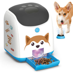PICAPETS dog puzzle feeder remote-control button boosts interactive play and focus during training.