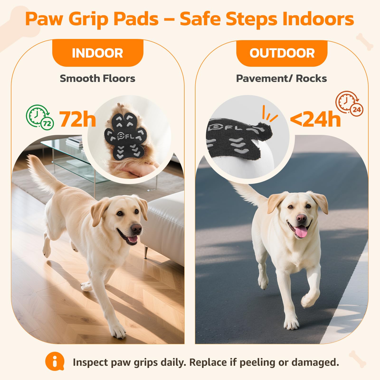 PICK FOR LIFE 12-set disposable paw grips packaging for bulk daily use