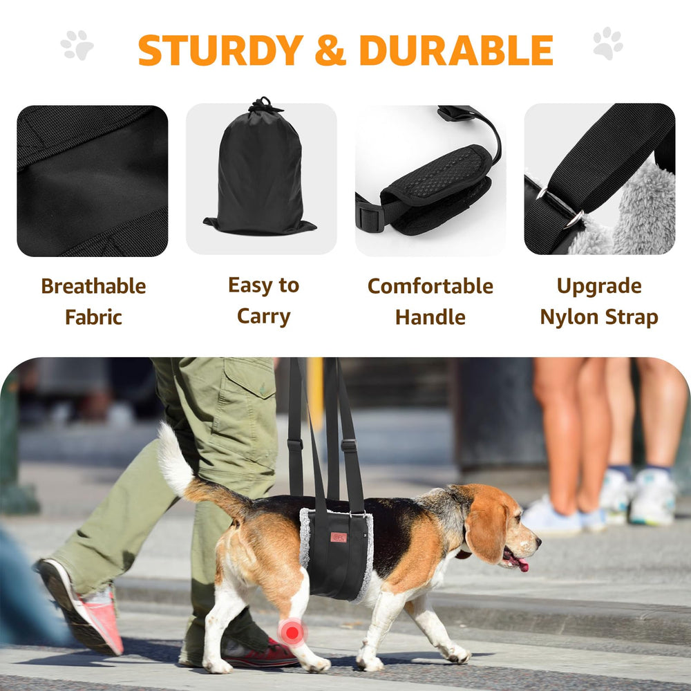 PICK FOR LIFE adjustable straps fit large dogs for versatile support.