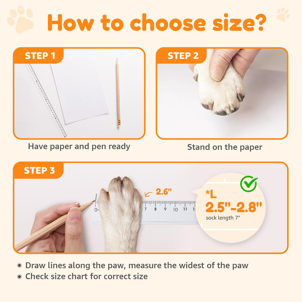 PICK FOR LIFE paw protection socks for injured or healing paws after walks