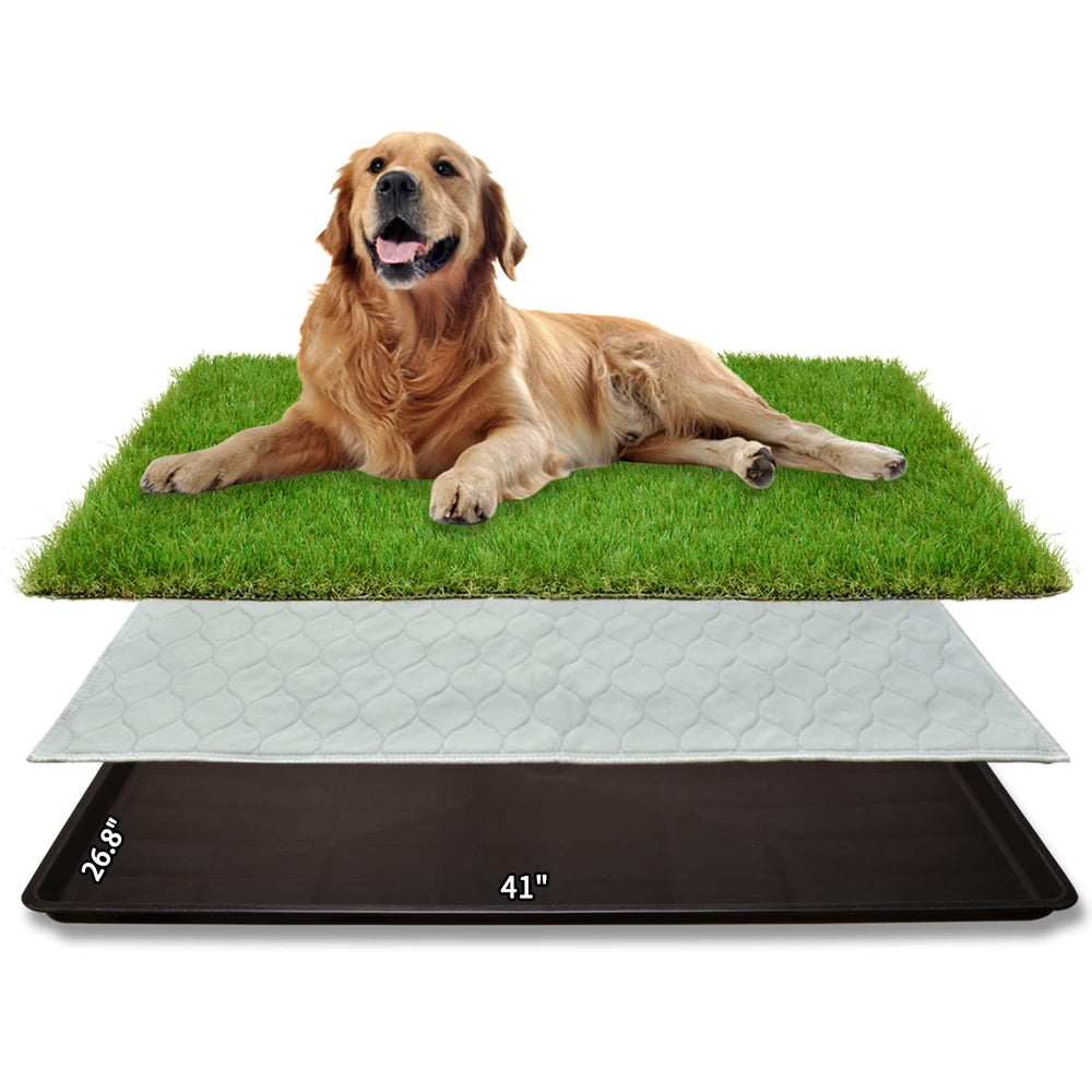 PICK FOR LIFE dog grass large potty patch with tray-system for easy training.