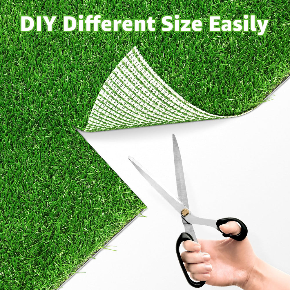 PICK FOR LIFE dog grass pad care scene illustrates washable design and quick drying