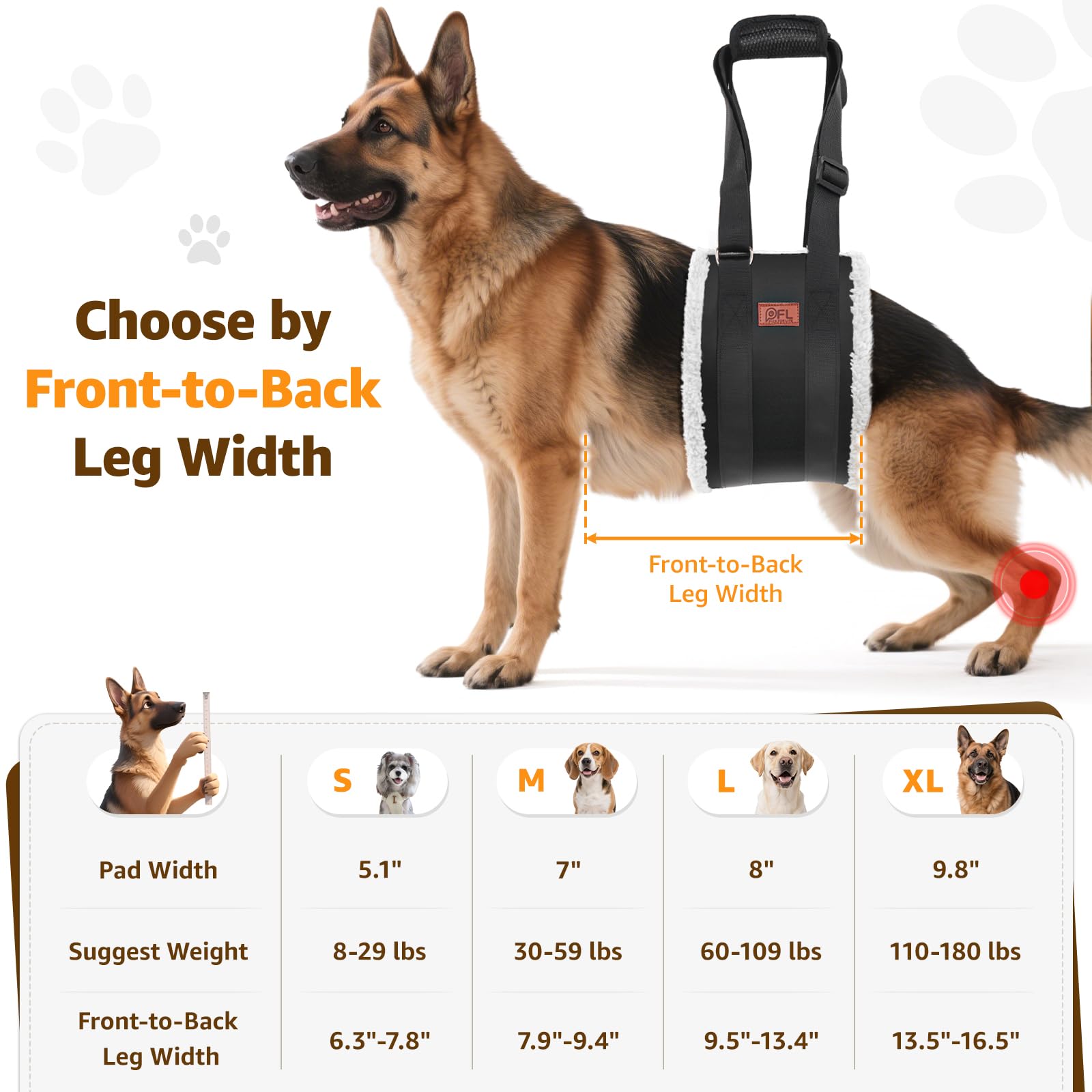 PICK FOR LIFE adjustable harness soft plush inner lining for comfortable wear.
