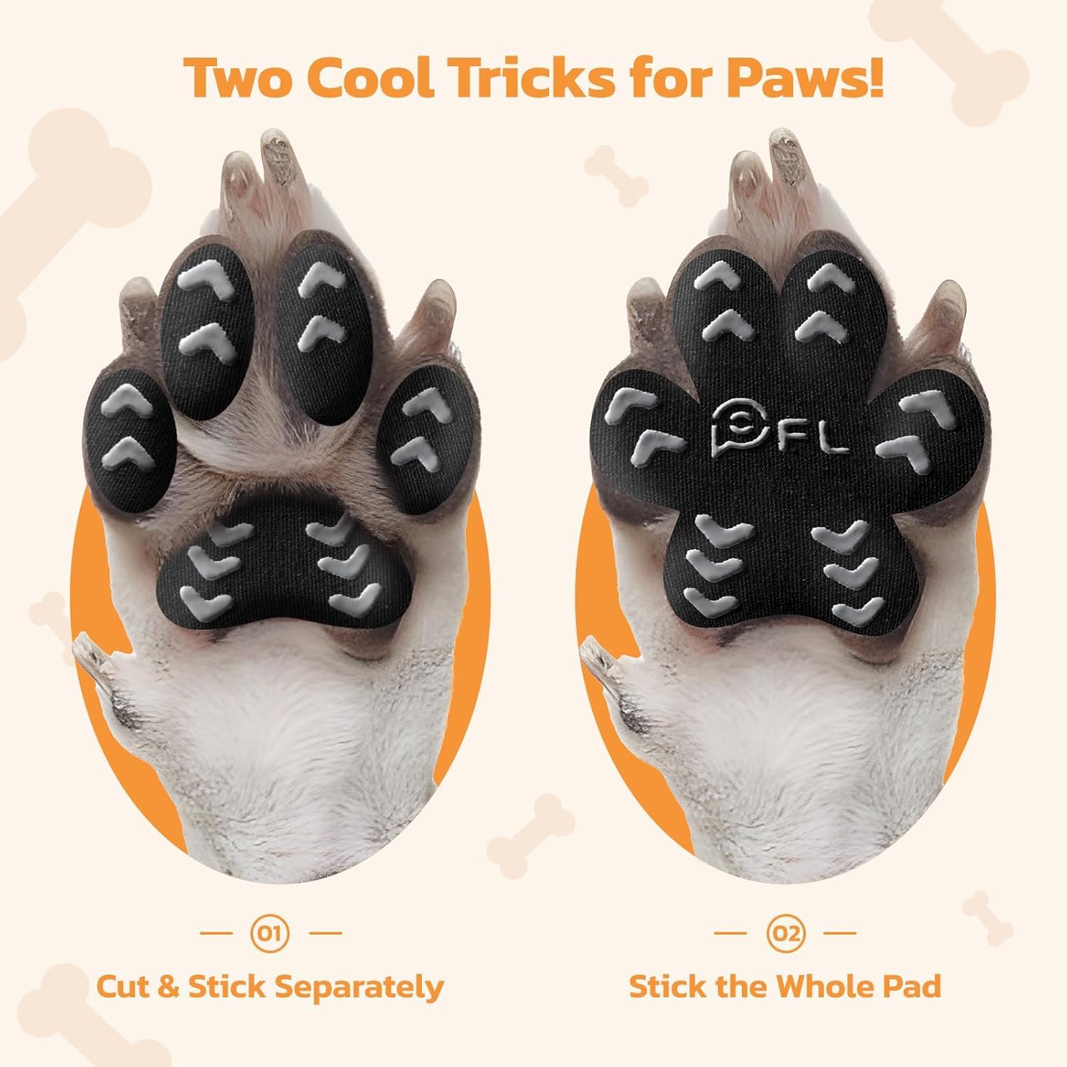 PICK FOR LIFE dog using paw grips on slippery floor during play