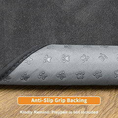 PICK FOR LIFE dog pee pad washable 72x72 non-slip backing helps prevent slips on wood floors.