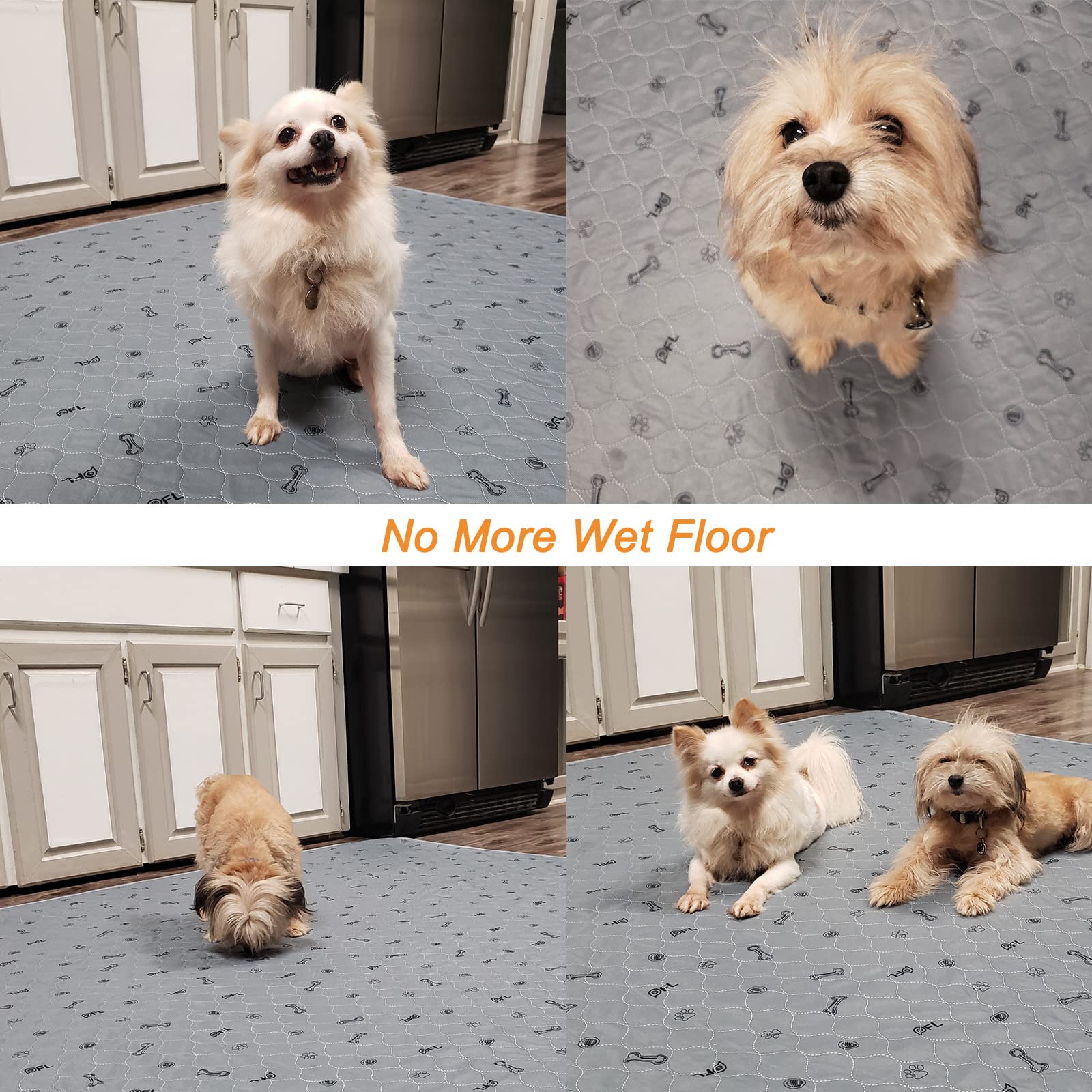 PICK FOR LIFE durable reusable puppy pad protects floors night after night.