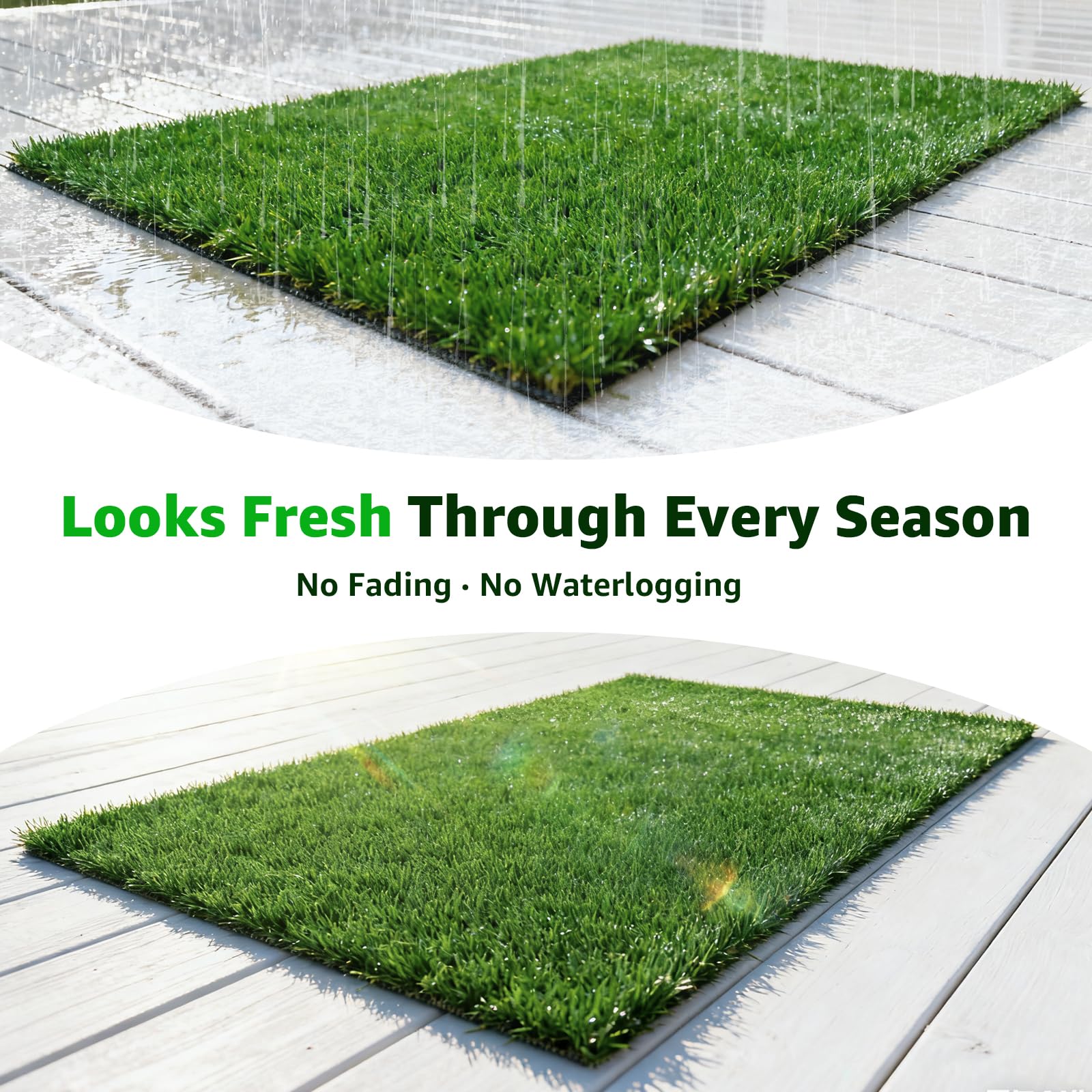 PICK FOR LIFE grass pad in backyard use demonstrates versatile outdoor placement