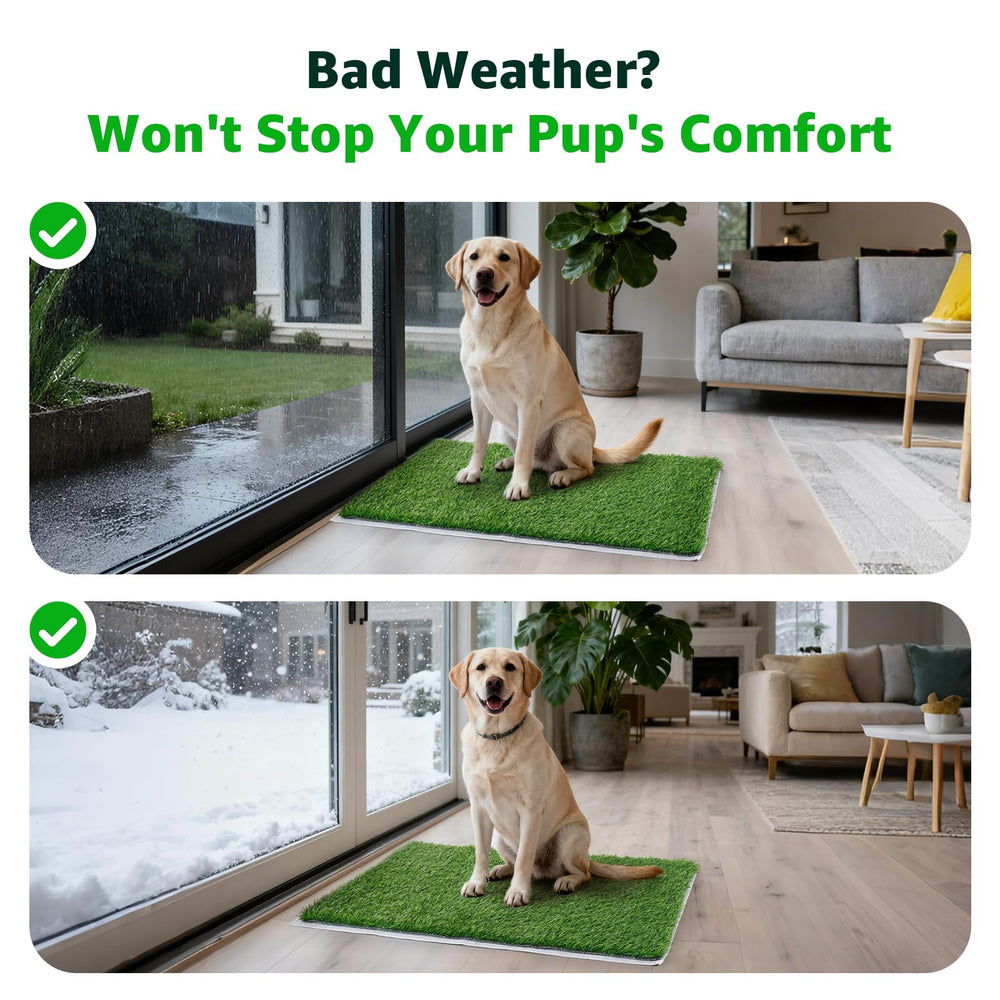 PICK FOR LIFE grass pad on floor protecting surfaces from accidents