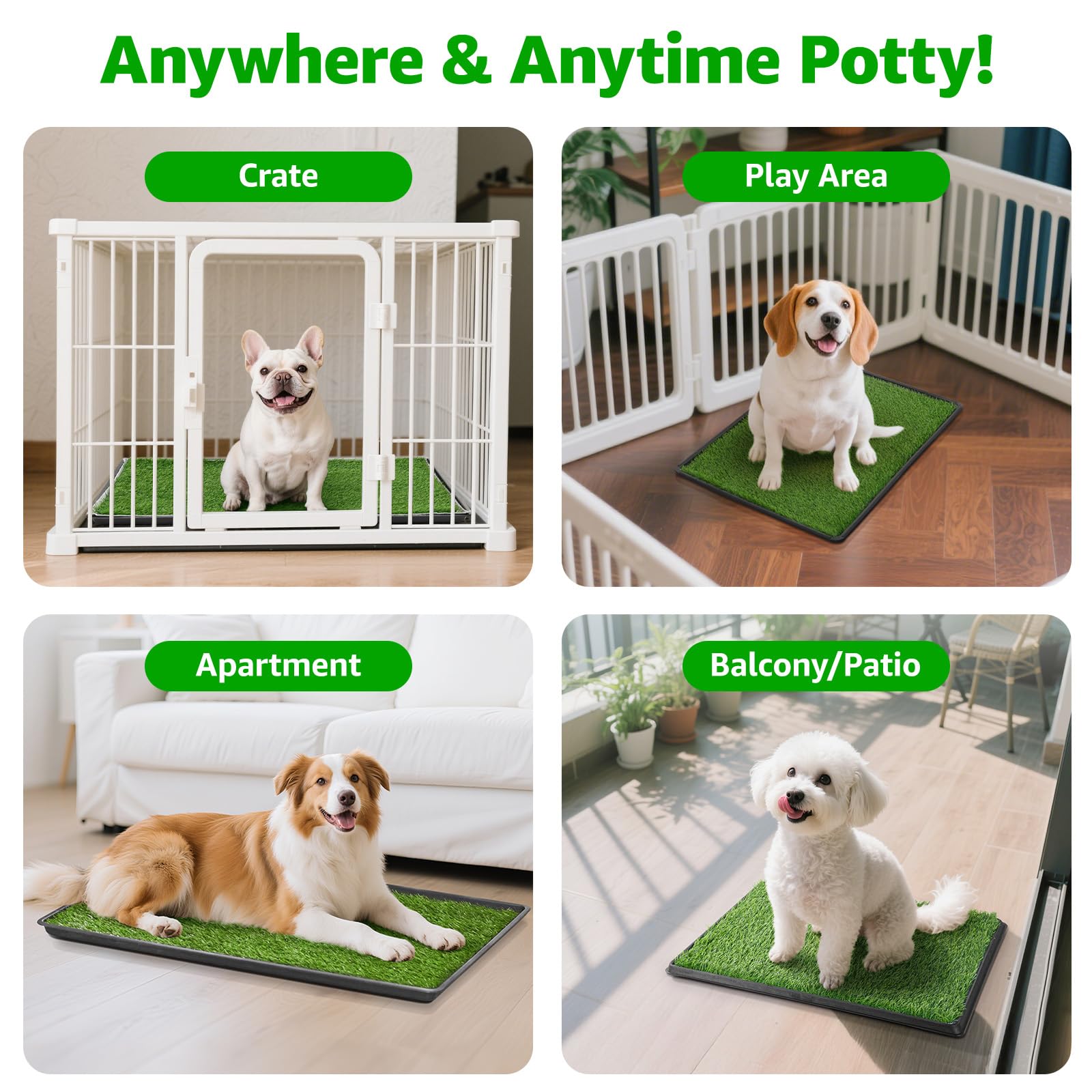 PICK FOR LIFE indoor-puppy-potty-system designed for apartments and patios