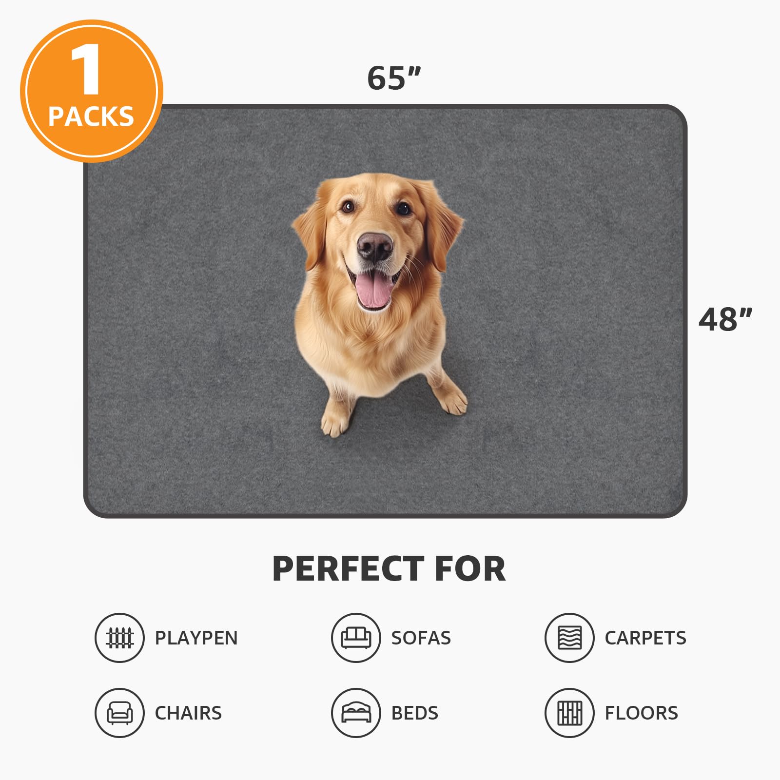 Pick For Life multipurpose pad ideal for pens, cages, and car seats.