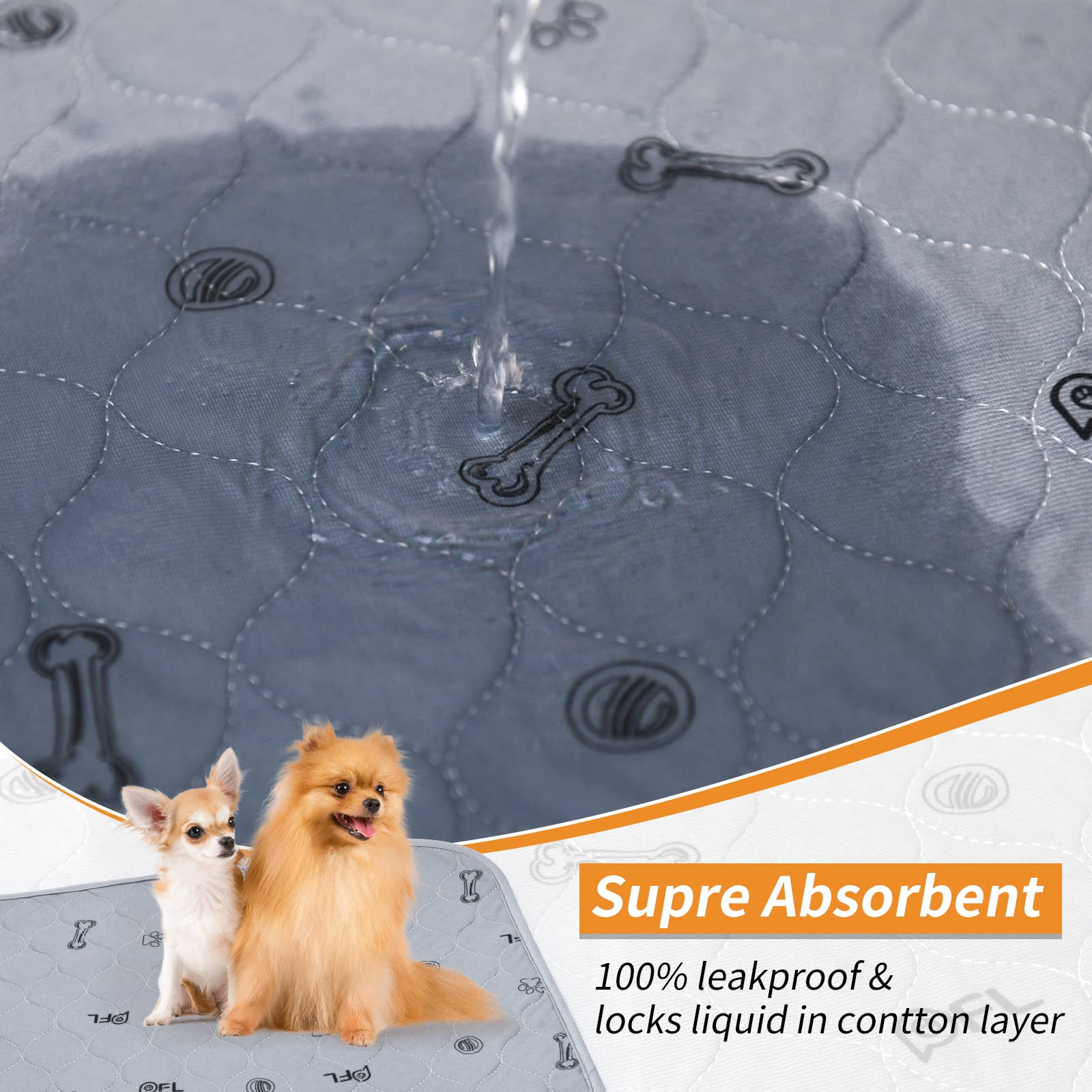 PICK FOR LIFE non-slip-bottom pet pad keeps pets steady on surfaces.