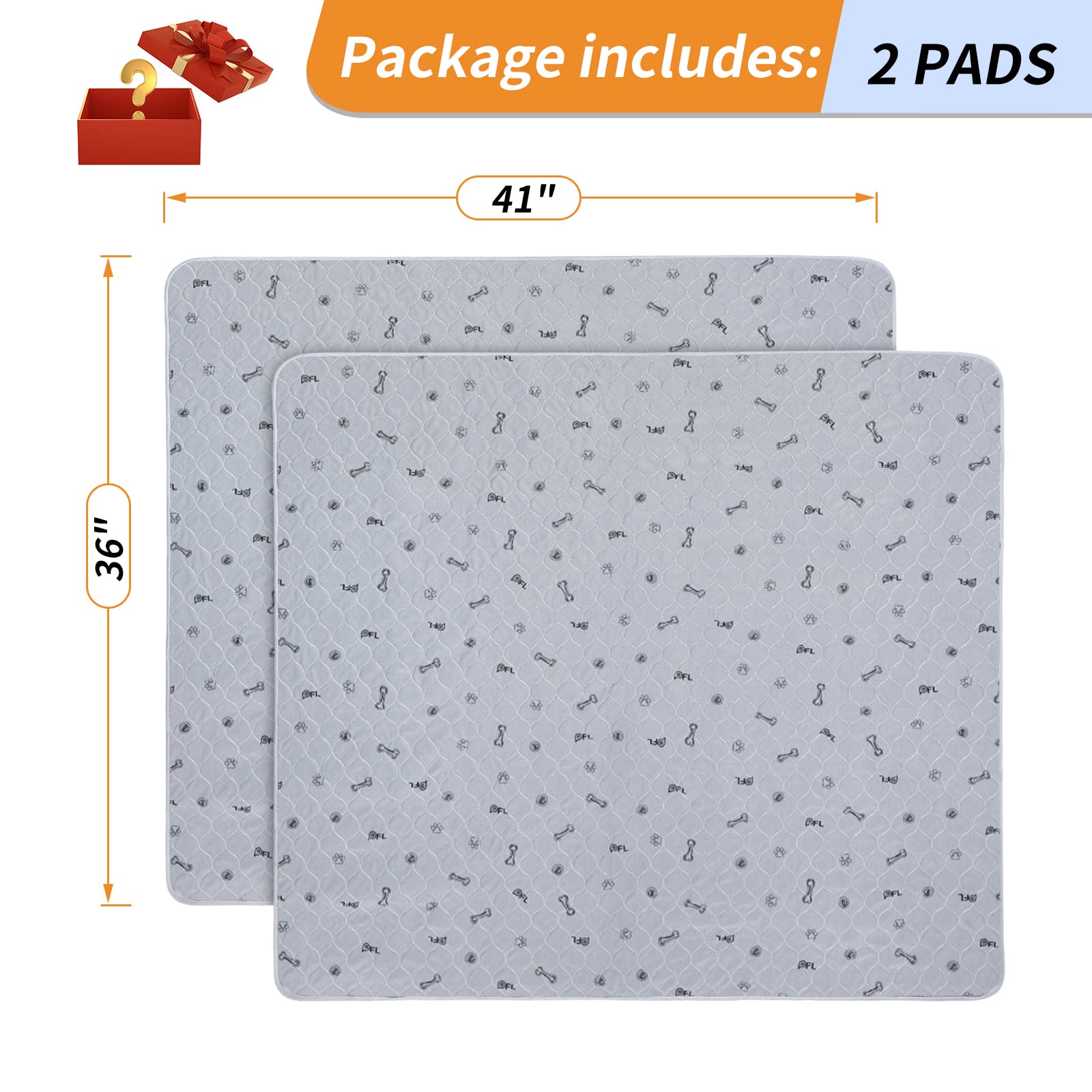 PICK FOR LIFE reusable dog potty training pad for various surfaces