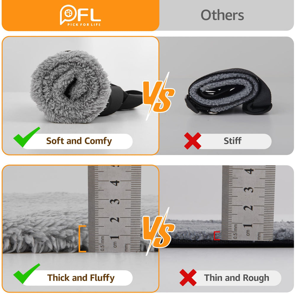 PICK FOR LIFE soft fleece inner material provides gentle comfort during wear.