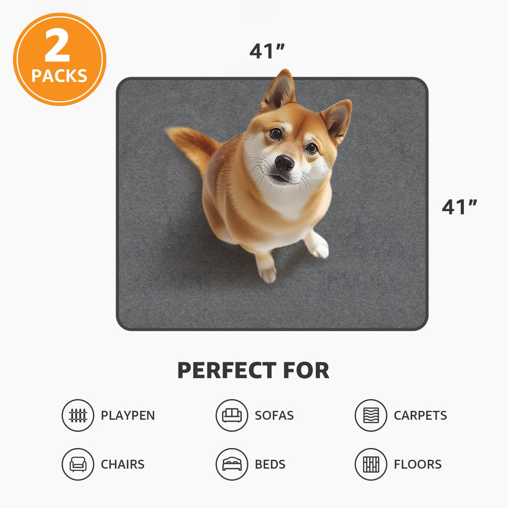 PICK FOR LIFE Wahsalbe Puppy Pads crate protection use reduces mess.