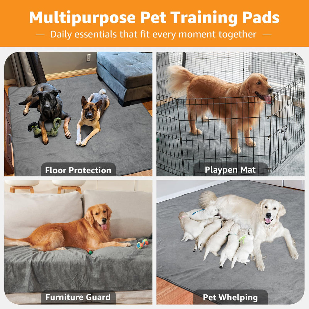 PICK FOR LIFE pad with non-slip bottom keeps mats secure on hardwood or carpet