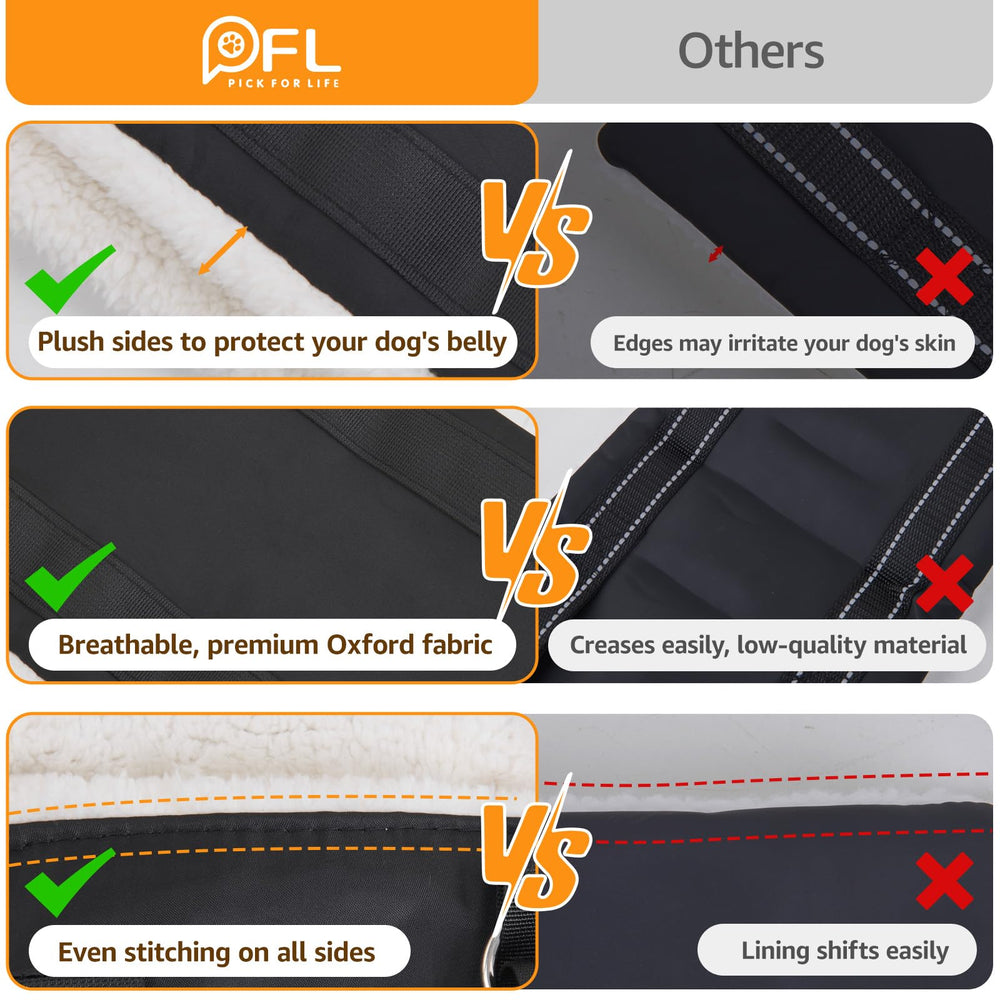 PICK FOR LIFE washable drawstring storage bag keeps harness portable.