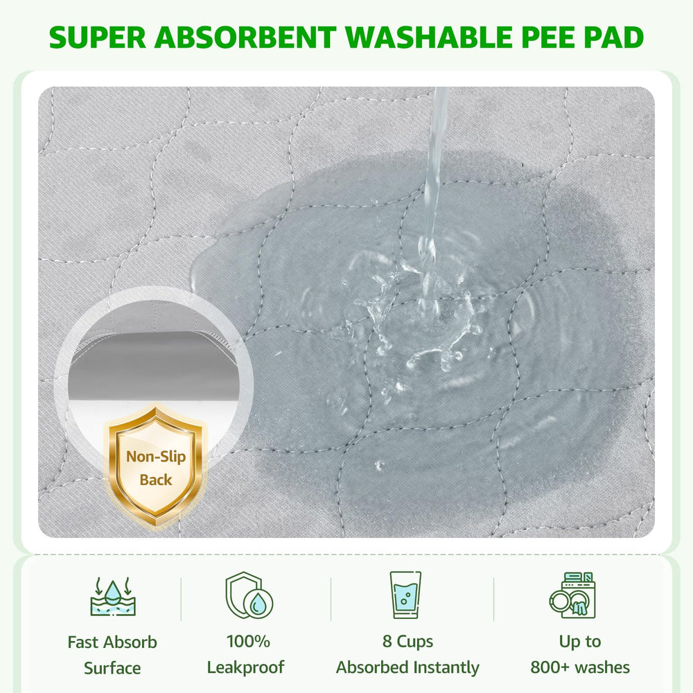 PICK FOR LIFE washable pee pad keeps reuse simple and odor minimized