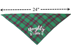 PICKUPIK bandana reversible triangle bib shows dual plaid designs and comfort.