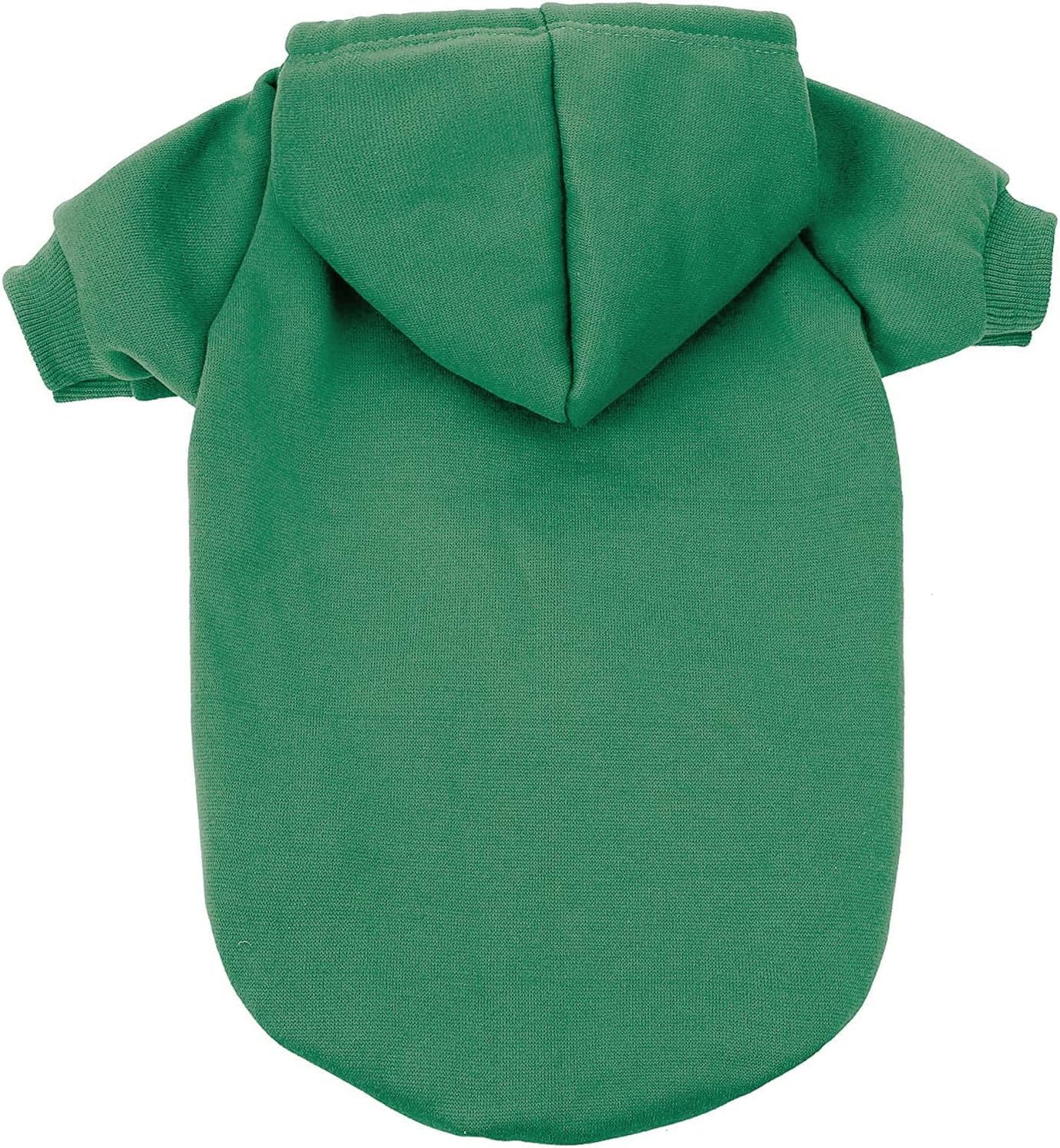 PICKUPIK Green Dog Hoodie indoor outdoor use for versatile wear.